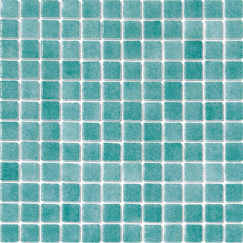 Fog Turquoise Green Non-Slip Glass Mosaic Tile