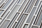 Fabrique Blue Grey Linear Glass Mosaic Tile | Tile Club