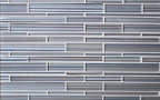 Fabrique blue grey linear glass mosaic tile 3