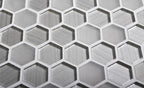 FABRIQUE WHITE HEXAGON GLASS MOSAIC TILE