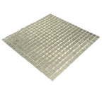 0 6" Mini Mirrored Squares Glass Tile | Tile Club