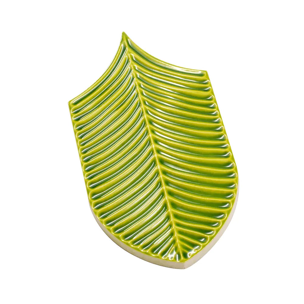 Plume Apple Feather Ceramic Tile