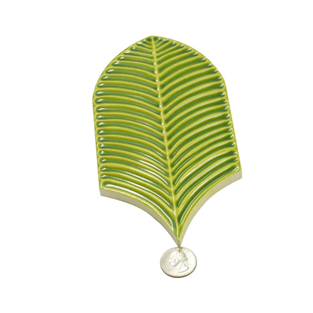 Plume Apple Feather Ceramic Tile