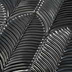 Plume Black Feather Ceramic Tile | Tile Club