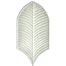 Plume Cream Feather Ceramic Tile Sample