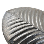 Plume Metallic Platinum Feather Ceramic Tile | Tile Club