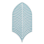 Plume Sky Blue Feather Ceramic Tile | Tile Club
