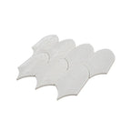 Plume White Feather Ceramic Tile | Tile Club