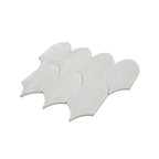 Plume White Feather Ceramic Tile | Tile Club
