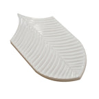 Plume White Feather Ceramic Tile | Tile Club
