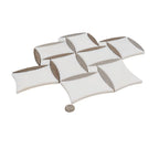 Daisy Paper White And Eastern Beige Mosaic Tile | Tile Club
