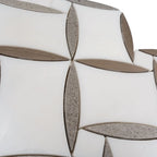 Daisy Paper White And Eastern Beige Mosaic Tile | Tile Club