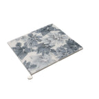 Bluma Floral Blue Etched Marble Mosaic | Tile Club