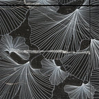 Bluma Gingko Black Etched Marble Mosaic | Tile Club