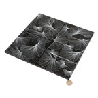 Bluma Gingko Black Etched Marble Mosaic | Tile Club