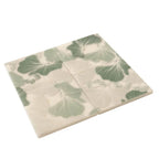 Bluma Gingko Green Etched Marble Mosaic