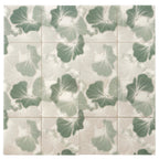 Bluma Gingko Green Etched Marble Mosaic | Tile Club
