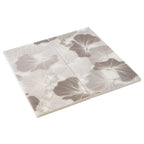 Bluma Gingko Taupe Etched Marble Mosaic | Tile Club