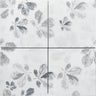 Arborea White Leaf Pattern Marble Tile