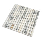 True Arabescato Arc Fluted | Tile Club