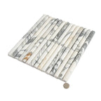 True Arabescato Arc Fluted | Tile Club