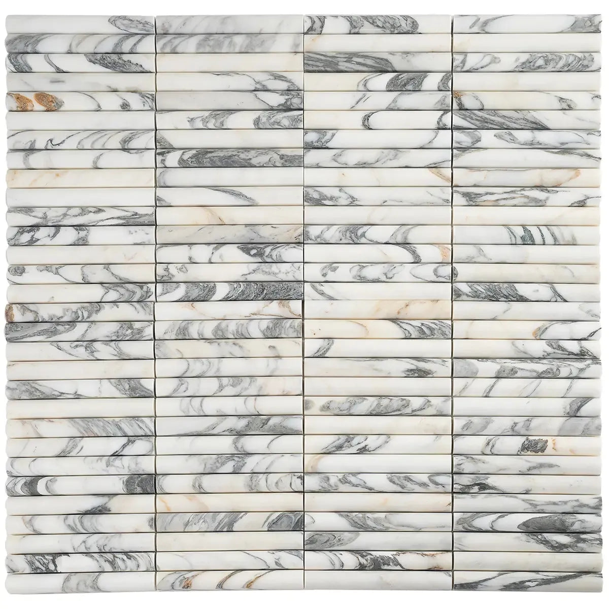 True Arabescato Arc Fluted | Tile Club