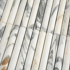 True Arabescato Arc Fluted | Tile Club
