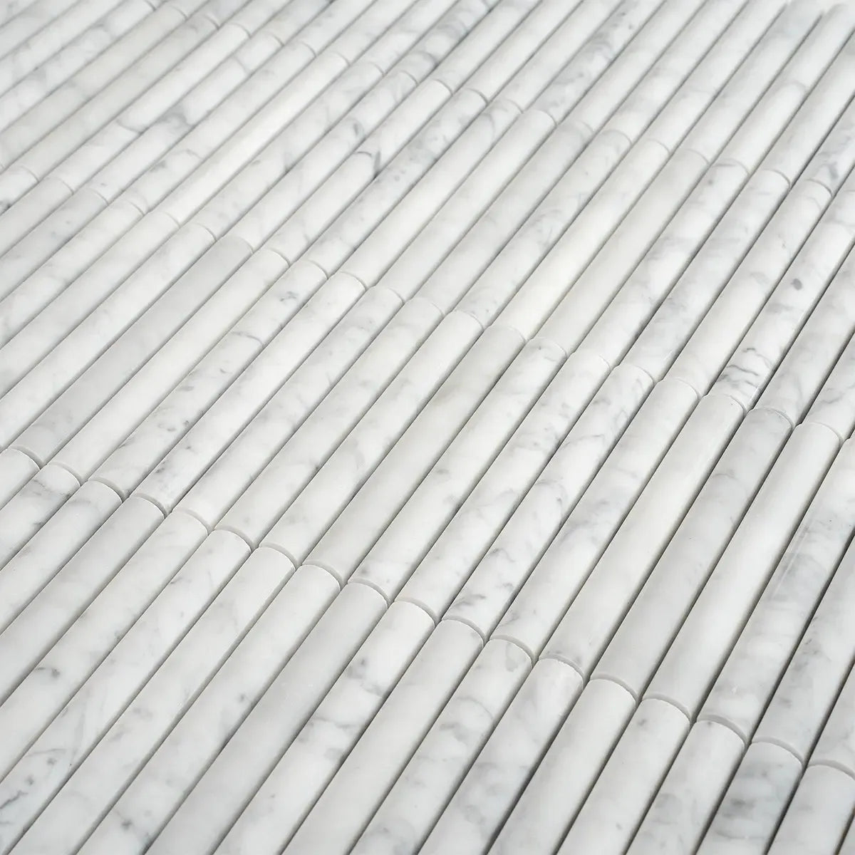 True Carrara Arc Fluted | Tile Club