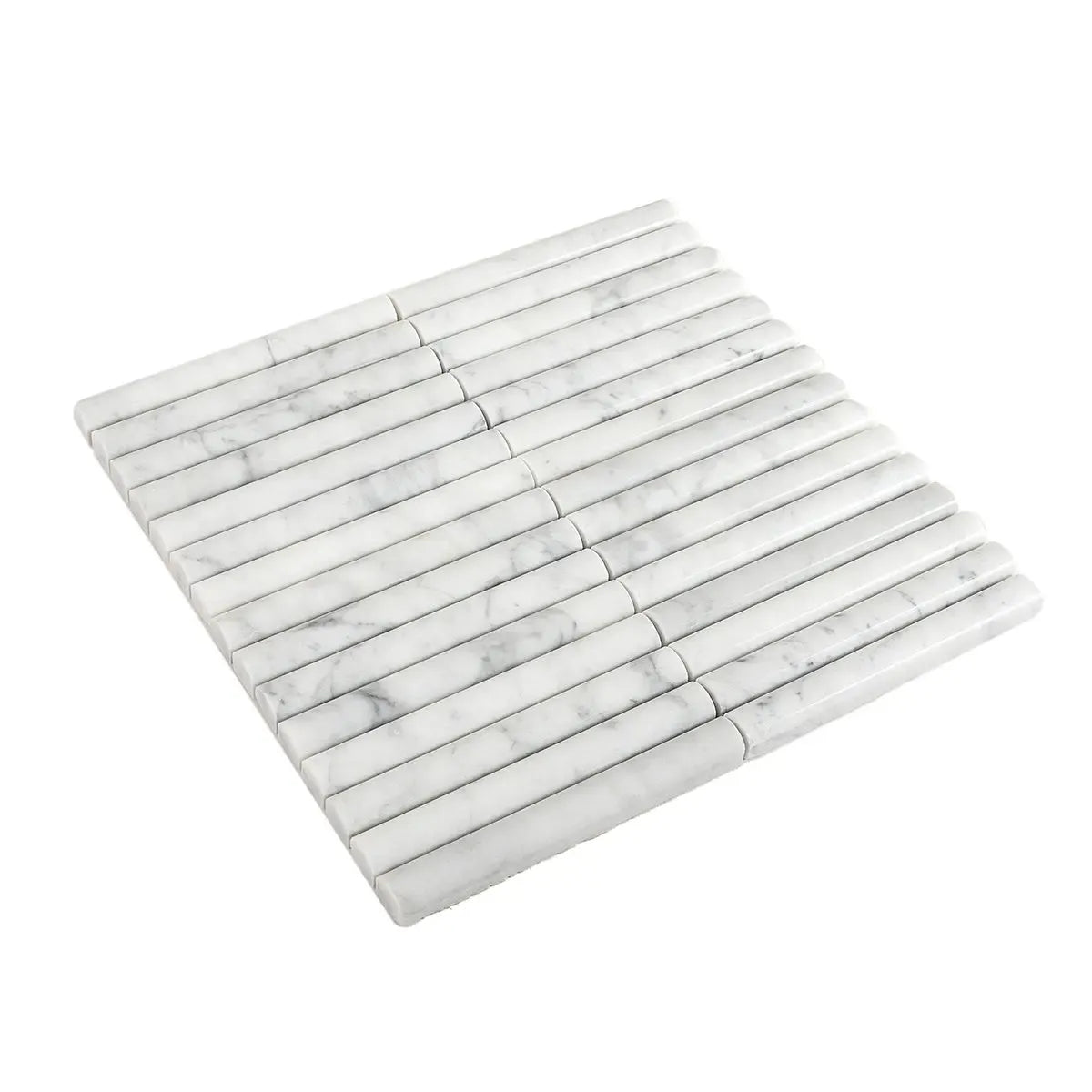 True Carrara Arc Fluted | Tile Club
