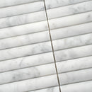 True Carrara Arc Fluted | Tile Club