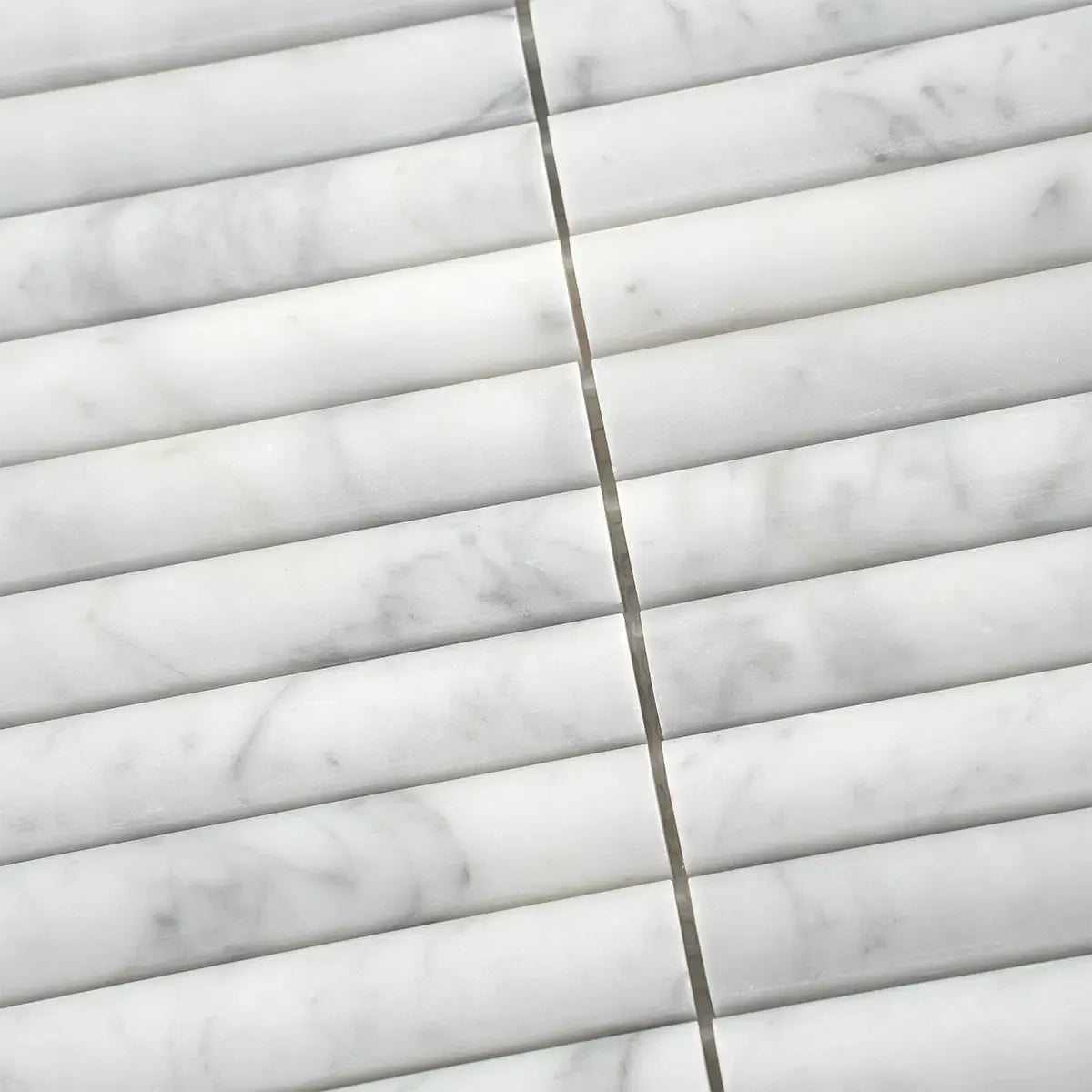 True Carrara Arc Fluted | Tile Club
