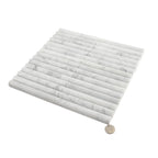 True Carrara Arc Fluted | Tile Club