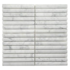 True Carrara Arc Fluted | Tile Club