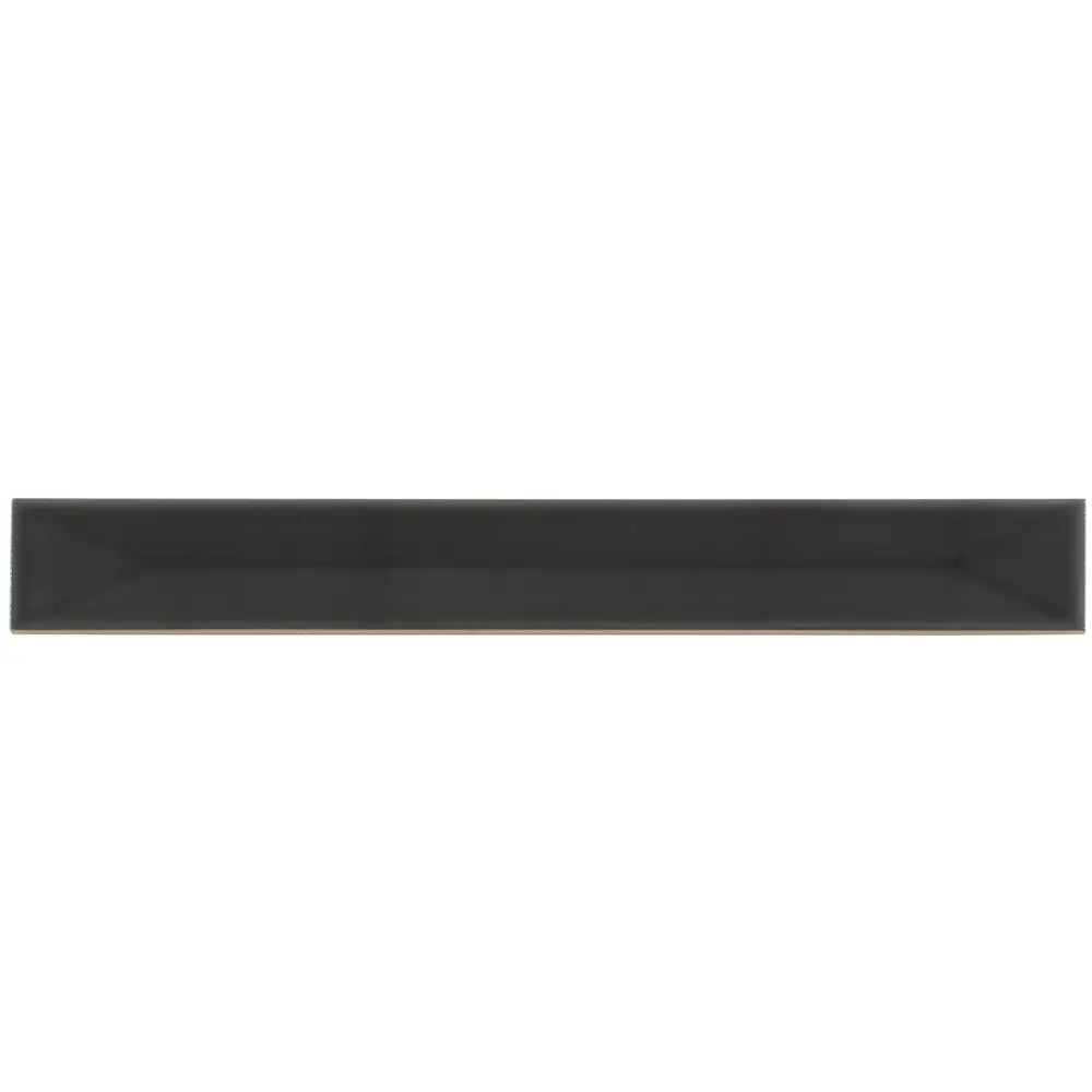 Viva Peak Black 2x16 Ceramic Subway Tile | Tile Club