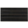 Viva Peak Black 2x16 Ceramic Subway Tile