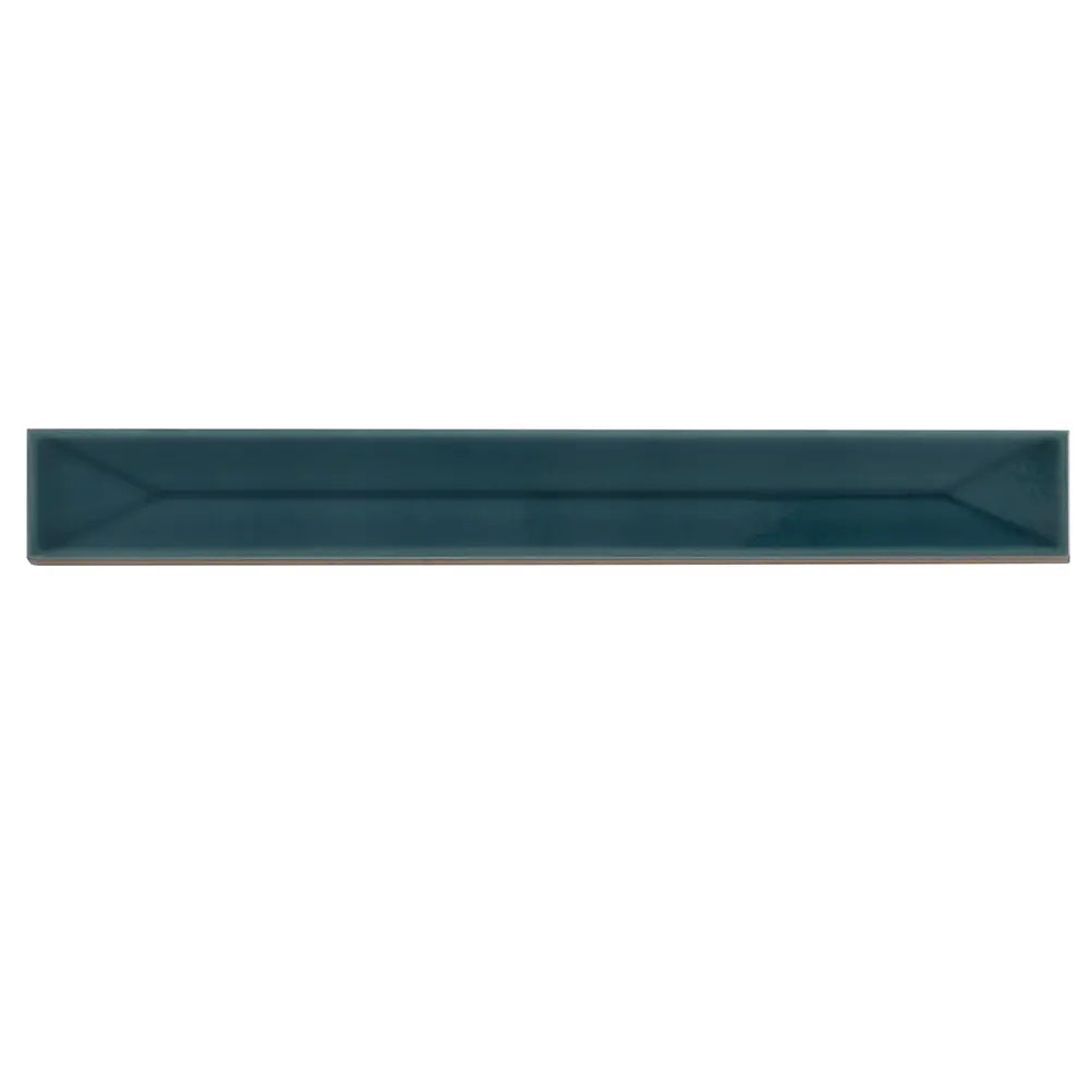Viva Peak Teal 2x16 Ceramic Subway Tile | Tile Club