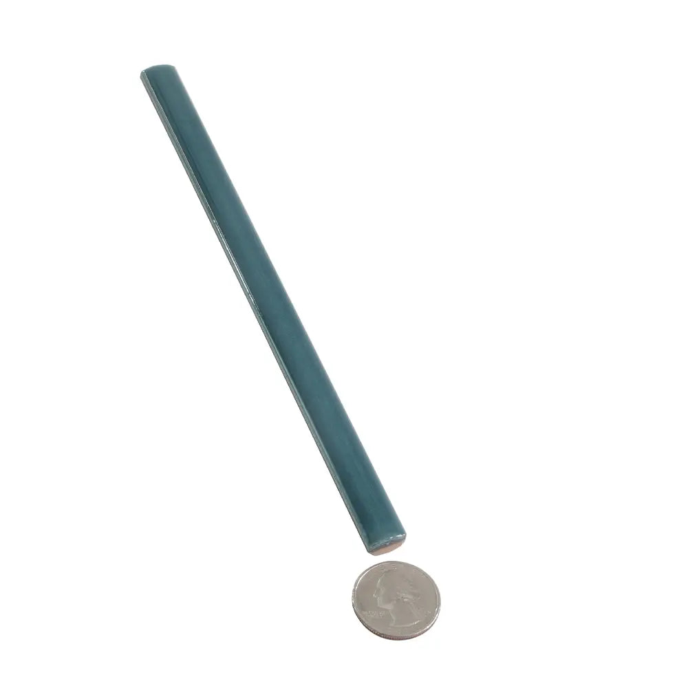 Viva Teal Pencil Trim Tile | Tile Club