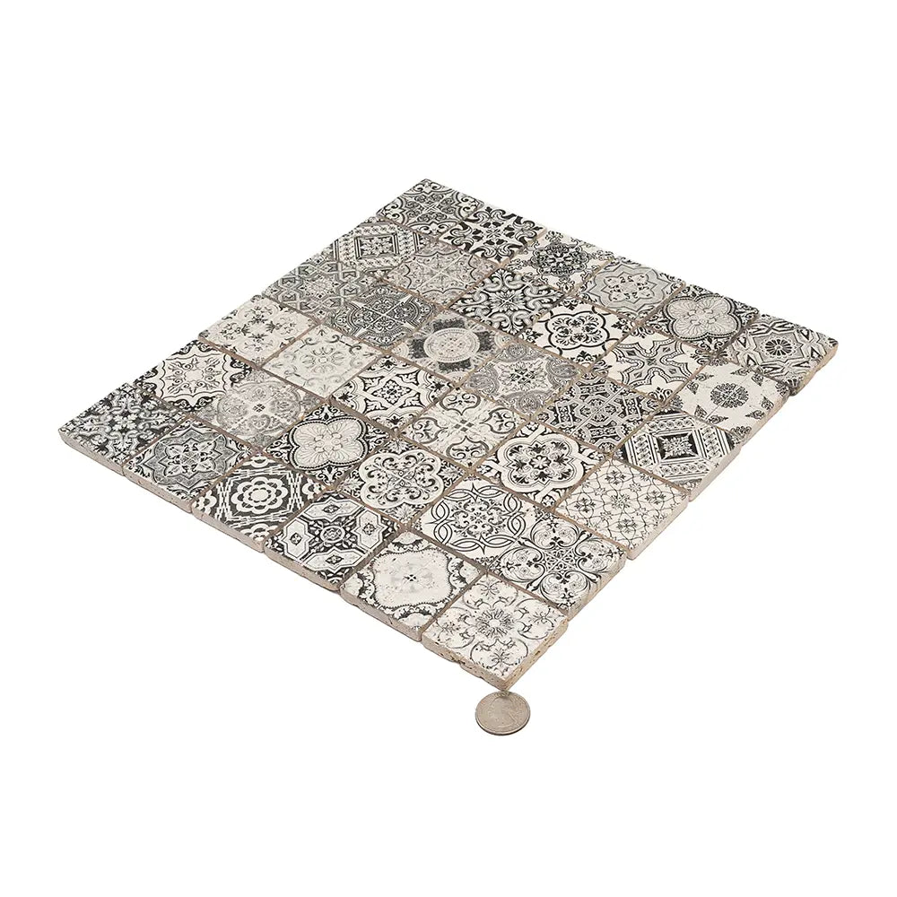 Spanish Grey Siesta Mosaic Tile | Tile Club
