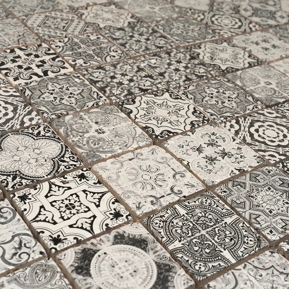 Spanish Grey Siesta Mosaic Tile | Tile Club