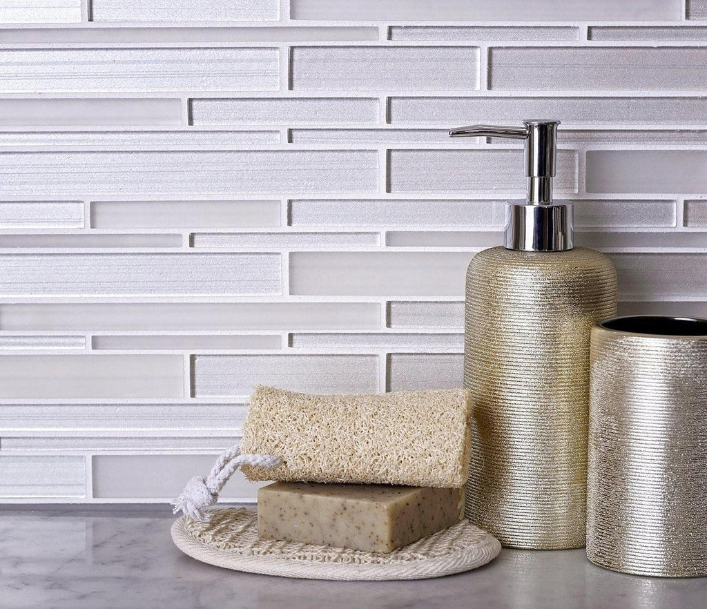 Linear Glass Mosaic Tile