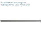 Fabrique White Triangle Glass Mosaic Tile | Tile Club