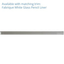 Fabrique White Triangle Glass Mosaic Tile | Tile Club