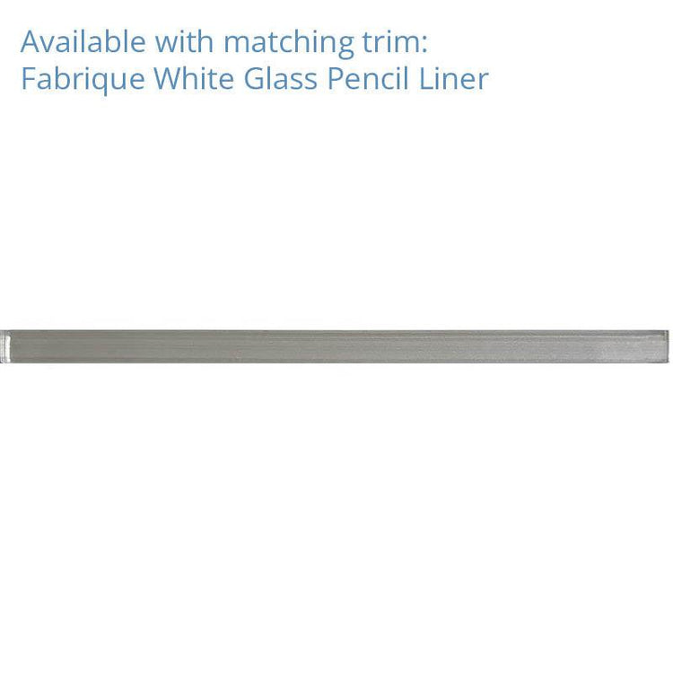 Fabrique White Triangle Glass Mosaic Tile | Tile Club