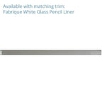 Fabrique White Hexagon Glass Mosaic Tile | Tile Club