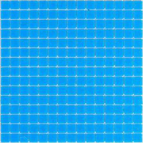 Speckled Fiji Blue Squares Glass Pool Tile