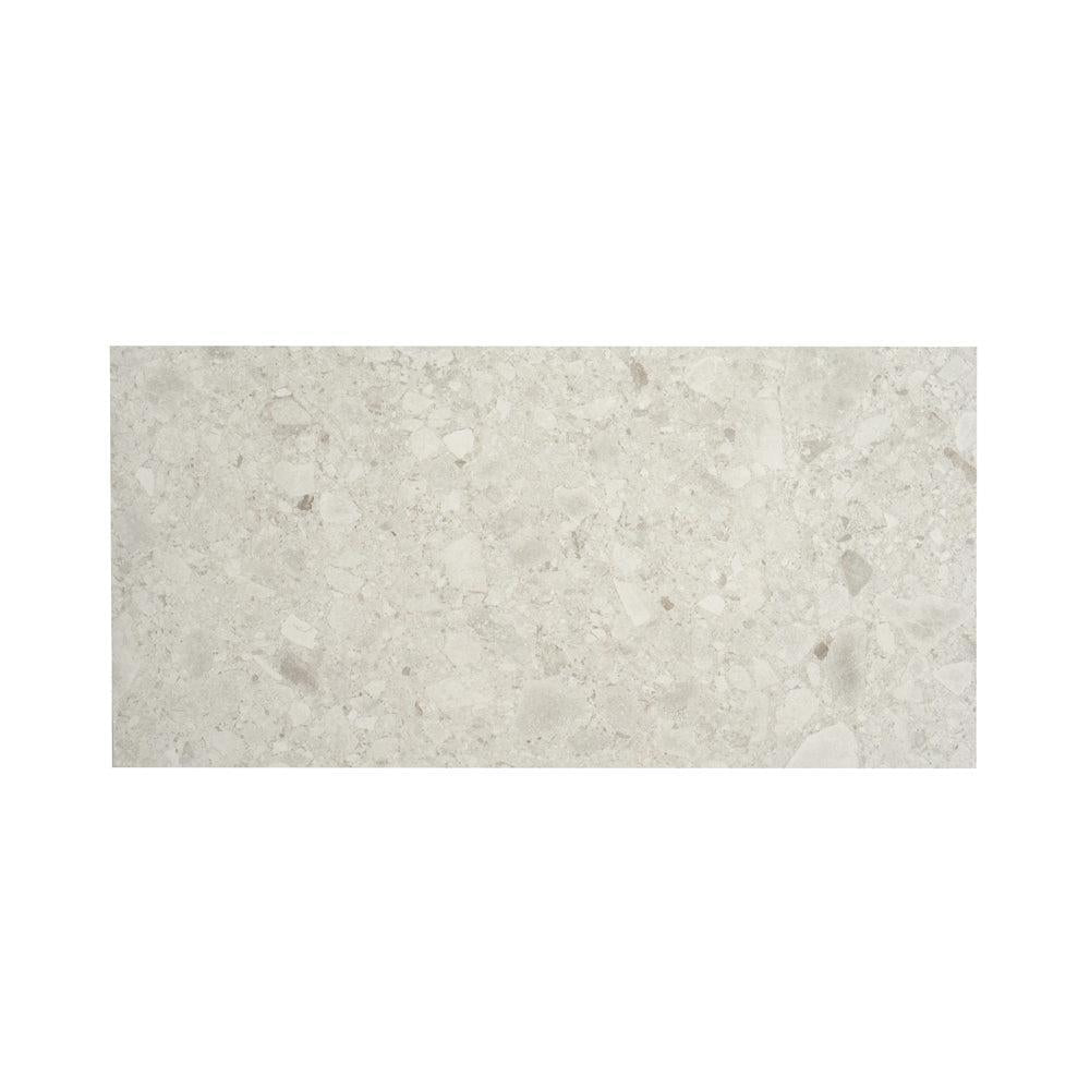 Flodsten Snow 24x48 Matte Porcelain Tile Sample | Tile Club