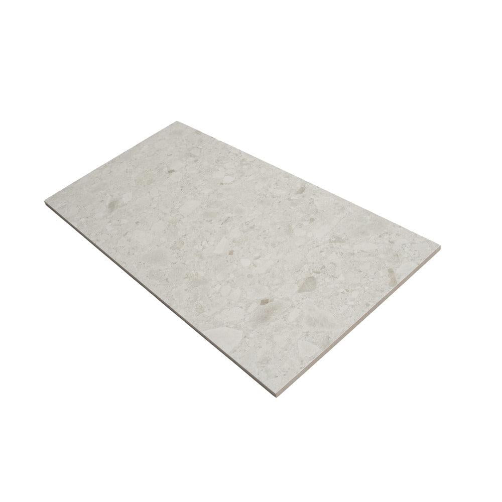 Flodsten Snow 24x48 Matte Porcelain Tile Sample | Tile Club