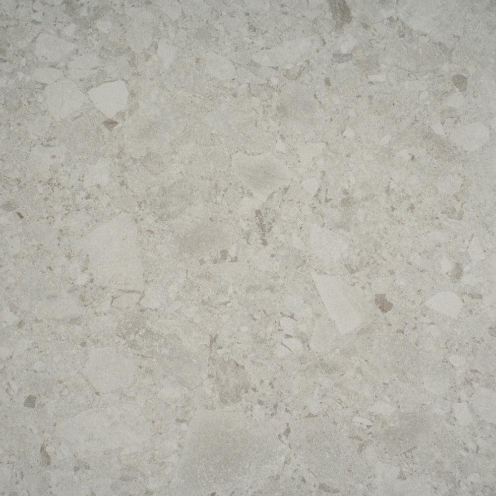 Flodsten Snow 24x24 Matte Porcelain Tile Sample | Tile Club
