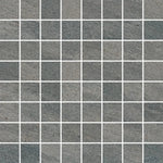 Quartz Dark Gray Porcelain Mosaic Tile Sample | Tile Club