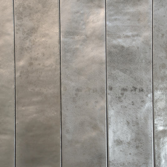 Molten Pewter Brick Ceramic Subway Tile | Tile Club